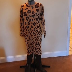 NWOT jacquard sweater dress